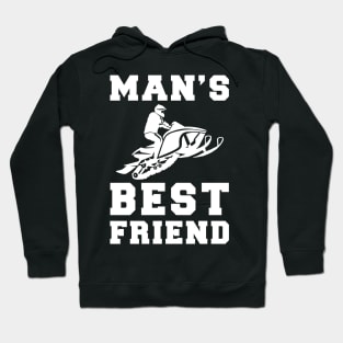 snowmobile Man's best friend tee tshirt Hoodie